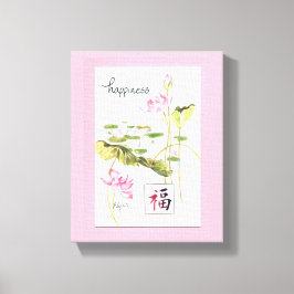 Geluk. Mogen we het allemaal hebben. Canvas Afdruk