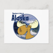 Geluk Moose - Alaska Briefkaart (Voorkant)