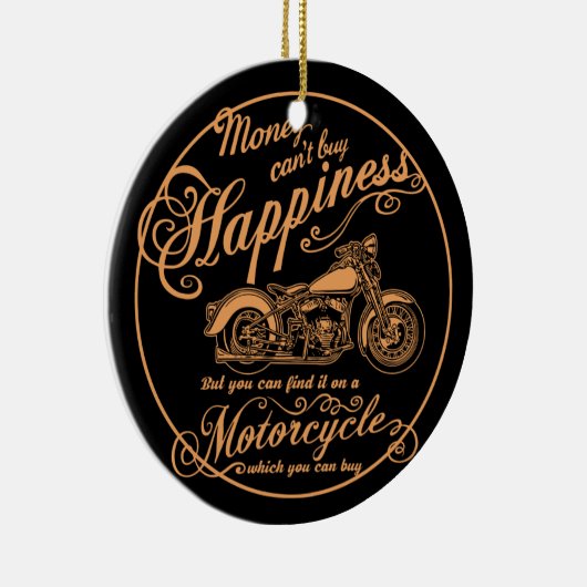 Geluk - Motorfiets Keramisch Ornament (Rechts)