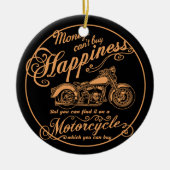 Geluk - Motorfiets Keramisch Ornament (Voorkant)