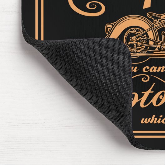 Geluk - Motorfiets Muismat (Hoek)