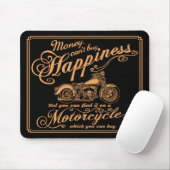 Geluk - Motorfiets Muismat (Met muis)