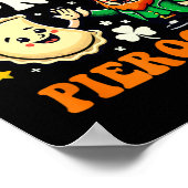 Geluk N Pierogies Grappige Poolse Ierse St Patrick Poster (Hoek)
