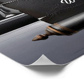 “Geluk, niet op een andere plaats- Walt Whitman Poster (Hoek)