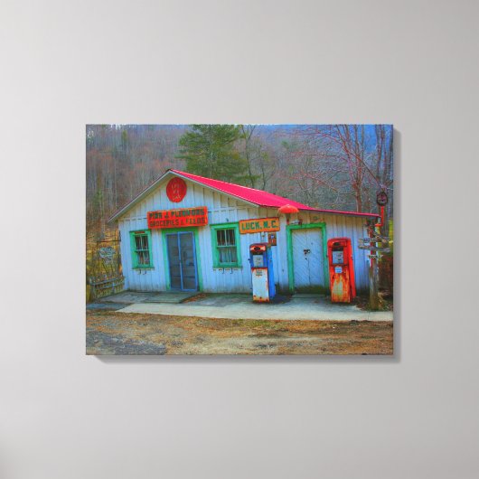 Geluk, North Carolina Canvas Afdruk (Voorkant)