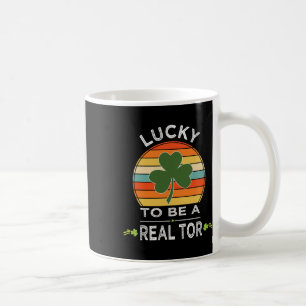 geluk om een makelaar St Patrick Day cadeau te zi Koffiemok