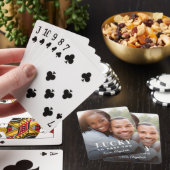 Geluk om jou aangepaste foto-speelkaarten te hebbe pokerkaarten (Insitu)