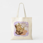 Geluk oma canvas tas (Achterkant)