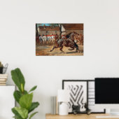 Geluk - Paard Dravend Poster (Thuiskantoor)