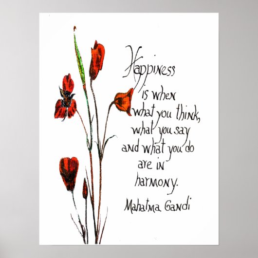 Geluk Poster (Voorkant)