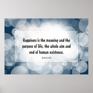 Geluk Poster: Aristoteles Poster
