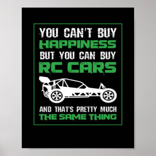 Geluk RC auto's hetzelfde Poster