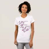 Geluk, reden, creativiteit dress t-shirt (Voorkant volledig)