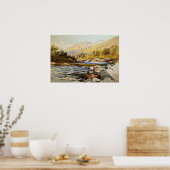 Geluk - Rivierlandschap Poster (Keuken)