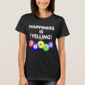 Geluk roept Bingo! T-shirt (Voorkant)