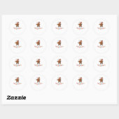 Geluk Ronde Sticker (Vel)