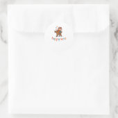 Geluk Ronde Sticker (Tas)