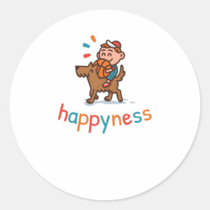 Geluk Ronde Sticker