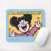 Geluk schreeuwt BINGO! Muismat (Met muis)