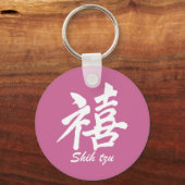 Geluk Shih Tzu Sleutelhanger (Voorkant)