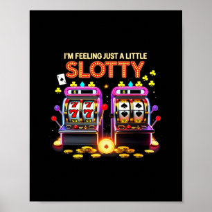 Geluk Slot Machine Casino Las Vegas Gokker Poster
