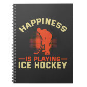 Geluk speelt ijskap notitieboek (Voorkant)