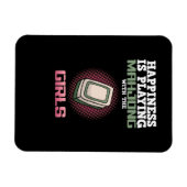 Geluk speelt Mahjong Game Player Games Magneet (Horizontaal)