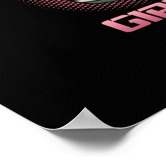 Geluk speelt Mahjong Game Player Games Poster (Hoek)