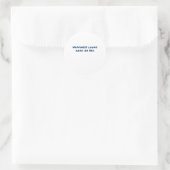 Geluk staat goed bij je Sticker (Tas)