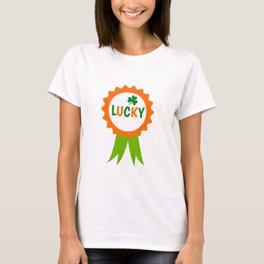 geluk t-shirt (Voorkant)