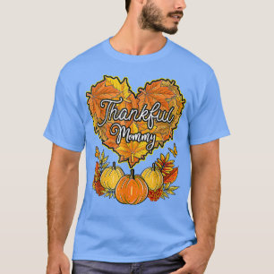 Geluk Thanksgiving najaar Herfst Maple Thankful T-shirt