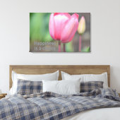 Geluk Tulpen Canvas Afdruk (Insitu (Slaapkamer))