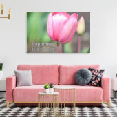 Geluk Tulpen Canvas Afdruk (Insitu (Woonkamer))