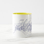 Geluk Tweekleurige Koffiemok (Center)