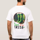 Geluk van de Ieren - Cloverleaf Carnaval T-shirt (Achterkant)
