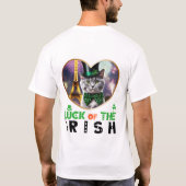 Geluk van de Ieren - Green Glow Dance Party T-shirt (Achterkant)