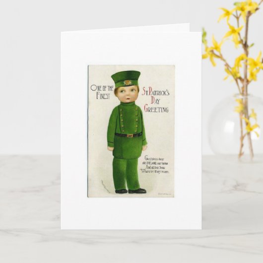 Geluk van de Ieren Kaart (Gele Bloem)