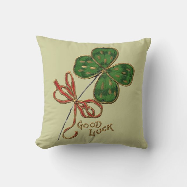 Geluk van de Ieren Kussen voor St. Patrick's Dag (Voorkant)
