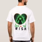 Geluk van de Ieren - Leprechaun's pot of fun T-shirt (Achterkant)