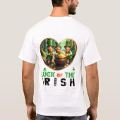 Geluk van de Ieren - Leprechaun's Scavenger Hunt T-shirt (Achterkant)