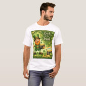Geluk van de Ieren-Mannenoverhemd  T-shirt (Voorkant volledig)