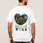 Geluk van de Ieren - Shamrock Ball glinsteren T-shirt (Achterkant)