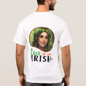Geluk van de Ieren - Shimmering Shamrock T-shirt (Achterkant)