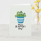 Geluk Van De Ieren St. Patrick Kaart (Gele Bloem)