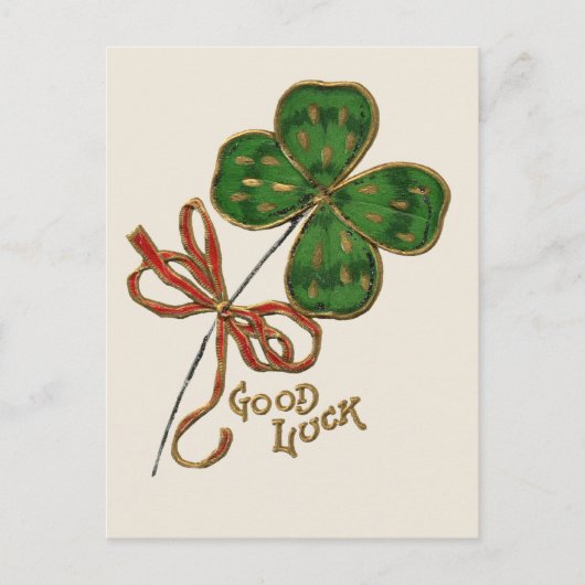 Geluk van de Ieren St. Patrick's Day briefkaart (Voorkant)