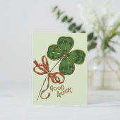 Geluk van de Ieren St. Patrick's Day briefkaart (Staand voorkant)