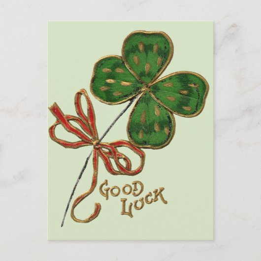 Geluk van de Ieren St. Patrick's Day briefkaart (Voorkant)