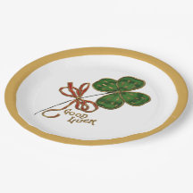 Geluk van de Ieren St. Patrick's Papieren Bord