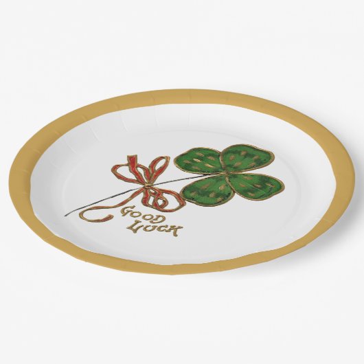 Geluk van de Ieren St. Patrick's Papieren Bord (Gekanteld)