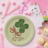 Geluk van de Ieren St. Patrick's Papieren Bord (Feest)
